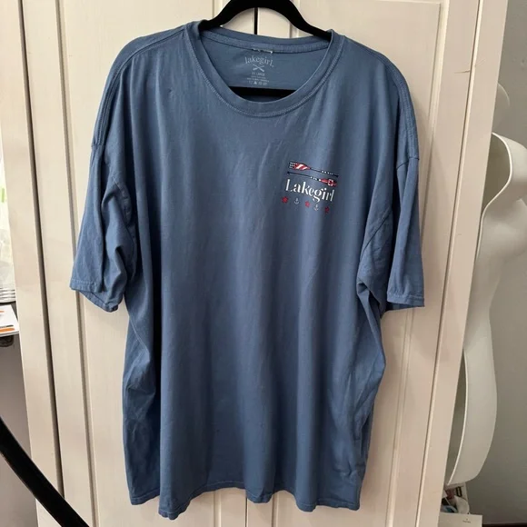 Lake Girl Americana paddles red white blue t-shirt xxl women’s - Picture 4 of 5